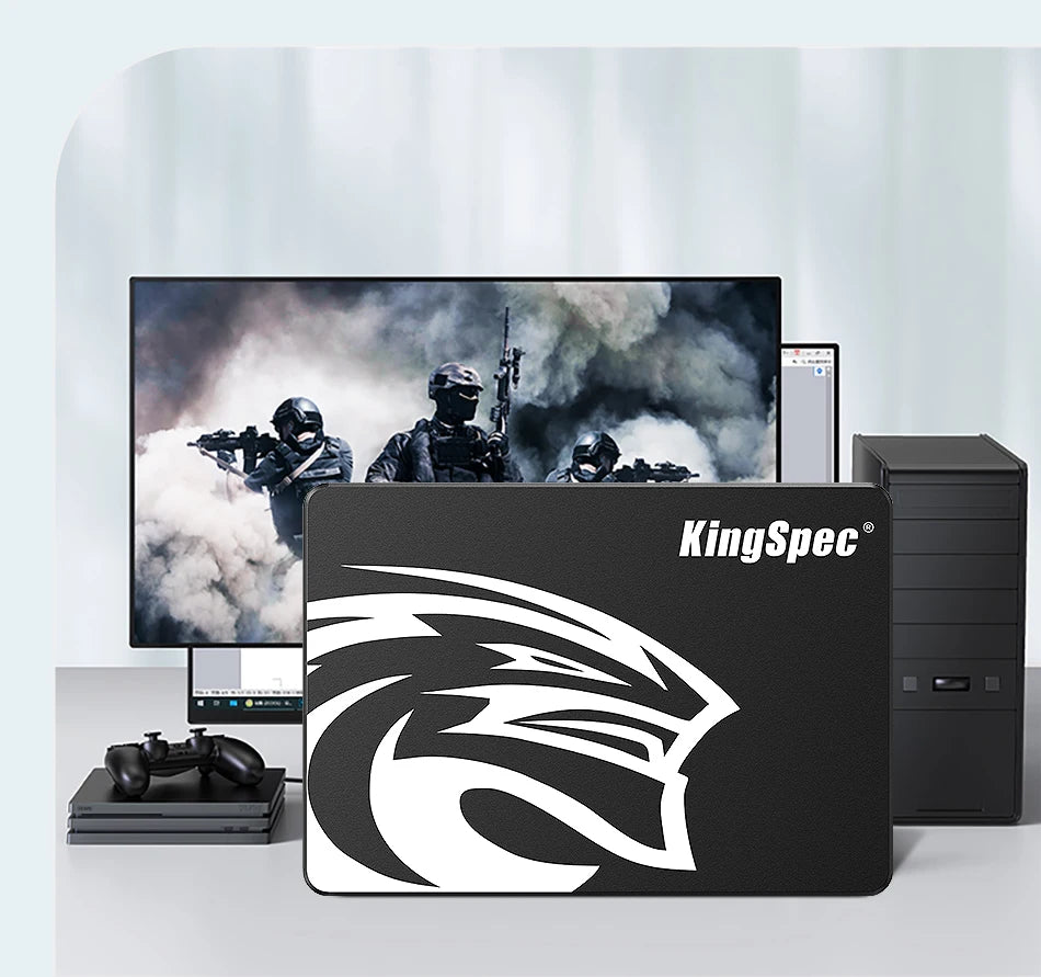 KingSpec SSD 2.5" SATA3 | 64GB–2TB | Internal Solid State Drive | For Laptop & Desktop PC