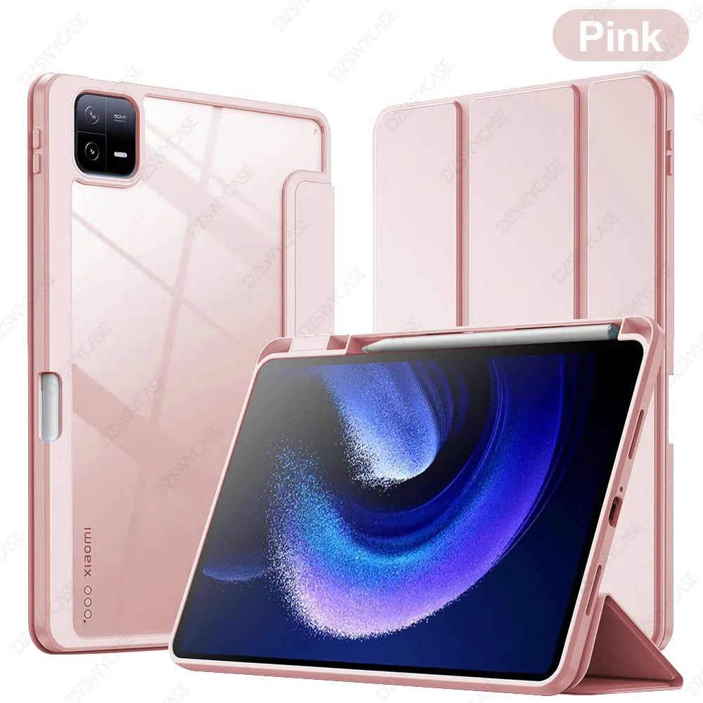 Trifold Stand Smart Case with Pen Holder for Xiaomi Mi Pad 6 / Pad 6 Pro 11" 2023