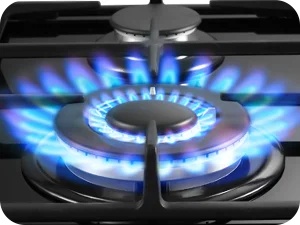 TopStrong 58cm Gas Hob | 4 Burner Dual Fuel NG/LPG | 8060W | CE Certified