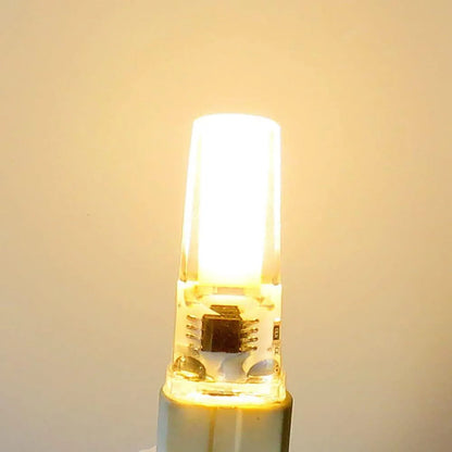 10pcs G4 / G9 / E14 LED COB Bulbs – Dimmable 6W 9W, 12V/220V, Halogen Replacement