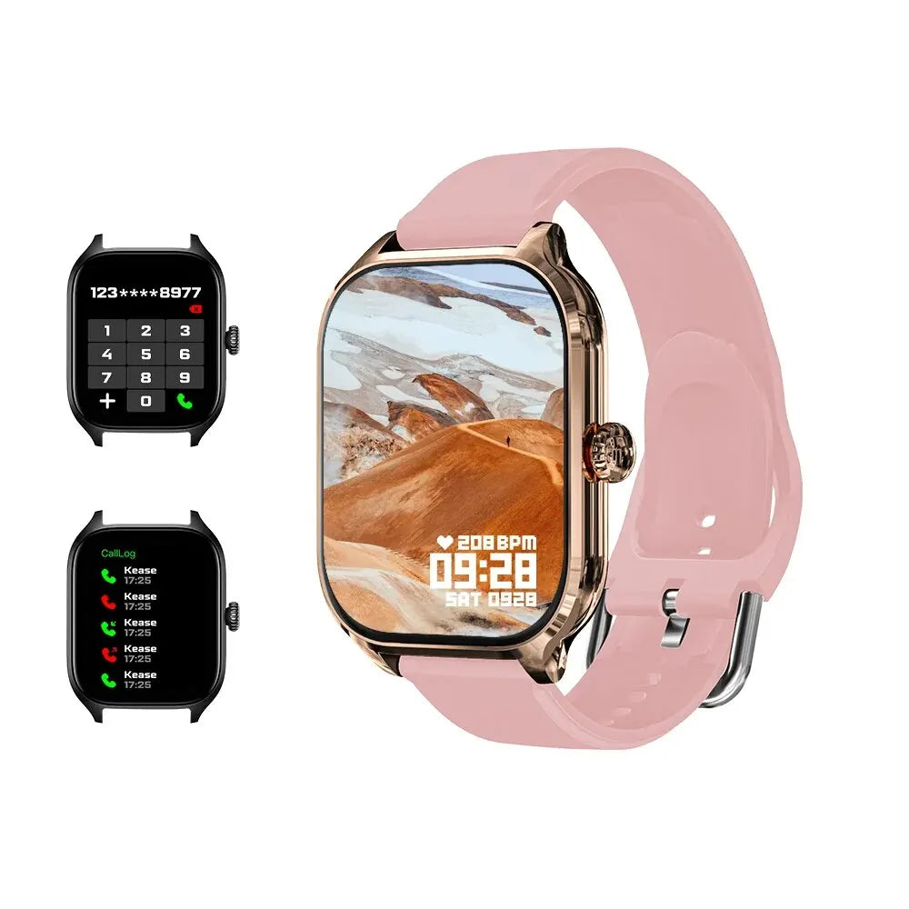 R.E.D. Shopping H9 Smart Watch with 2.01-inch HD display, Bluetooth calling, fitness tracking, and health monitor features.