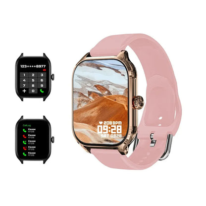 R.E.D. Shopping H9 Smart Watch with 2.01-inch HD display, Bluetooth calling, fitness tracking, and health monitor features.