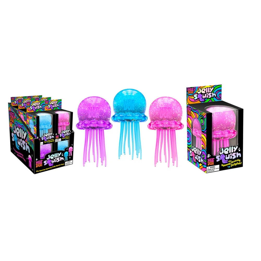 Octopus Stress Ball Squishy | Soft Jellyfish Sensory Fidget Toy for Anxiety & ADHD
