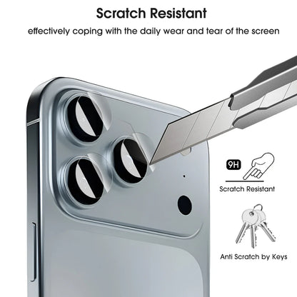 Camera Lens Tempered Glass for iPhone 17 Pro Max / 17 Air | Full Coverage Anti-Scratch Lens Protector (1-5 Sets)
