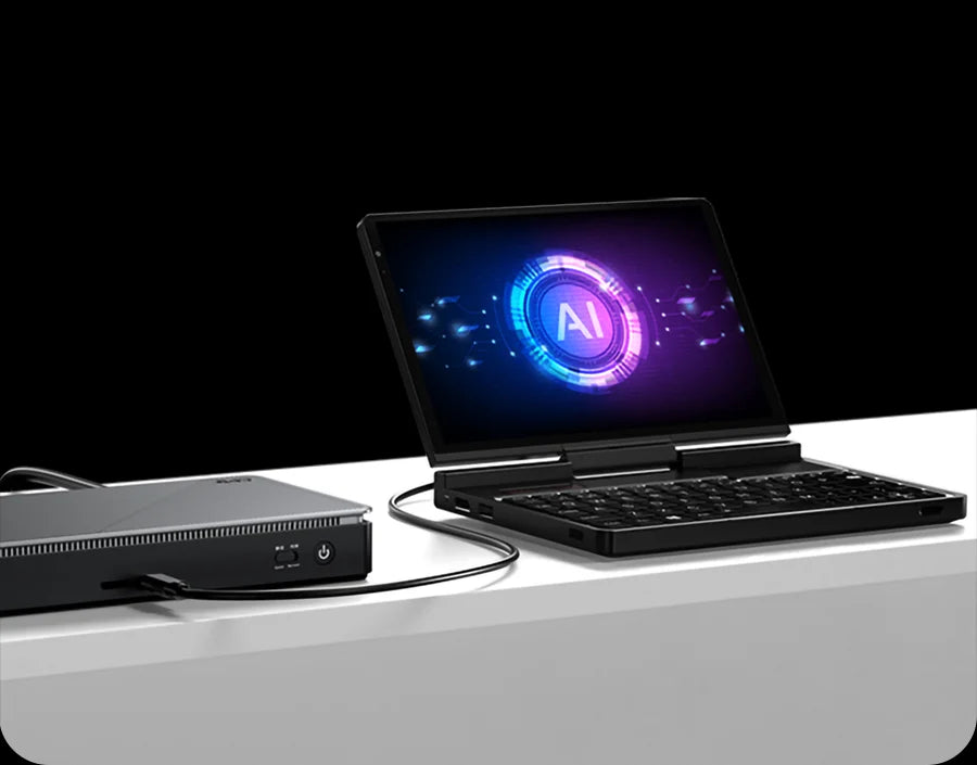 GPD Pocket 4 8.8" — AMD AI 9 HX 370, 64GB RAM, 2TB NVMe, 180° Flip, Portable Mini PC