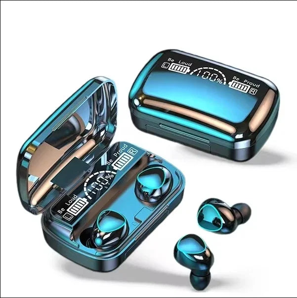 M10 Wireless Bluetooth TWS Sport Earbuds - Waterproof Music Headset for iPhone, Huawei, OPPO, Xiaomi