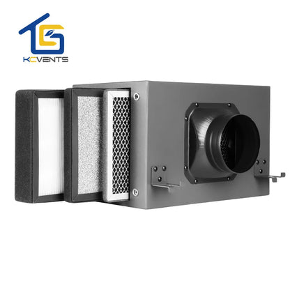 3-Layer Purification Filter Box – HEPA & Carbon Filter for Ventilation Systems