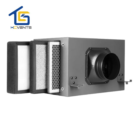 3-Layer Purification Filter Box – HEPA & Carbon Filter for Ventilation Systems