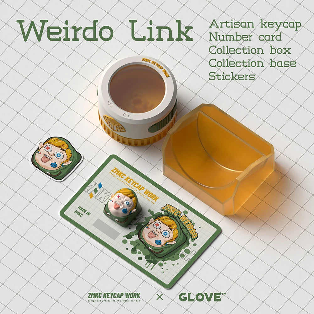 Glove X Domikey Cherry Adventurer ABS Doubleshot Keycaps – MX Stem, 60/87/104 Layout