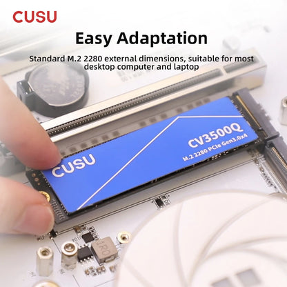 CUSU M.2 NVMe SSD | PCIe 3.0 | 256GB–2TB | 2280 | Internal SSD for Laptop & Desktop
