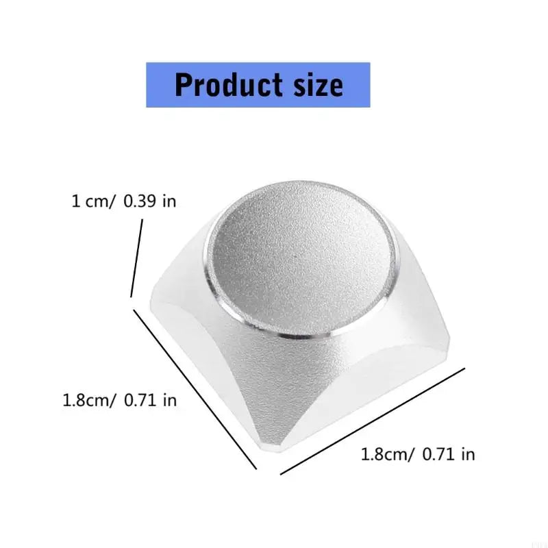 Aluminum Alloy XDA Keycaps – Metal, Non-Engraved, for Mechanical Keyboards