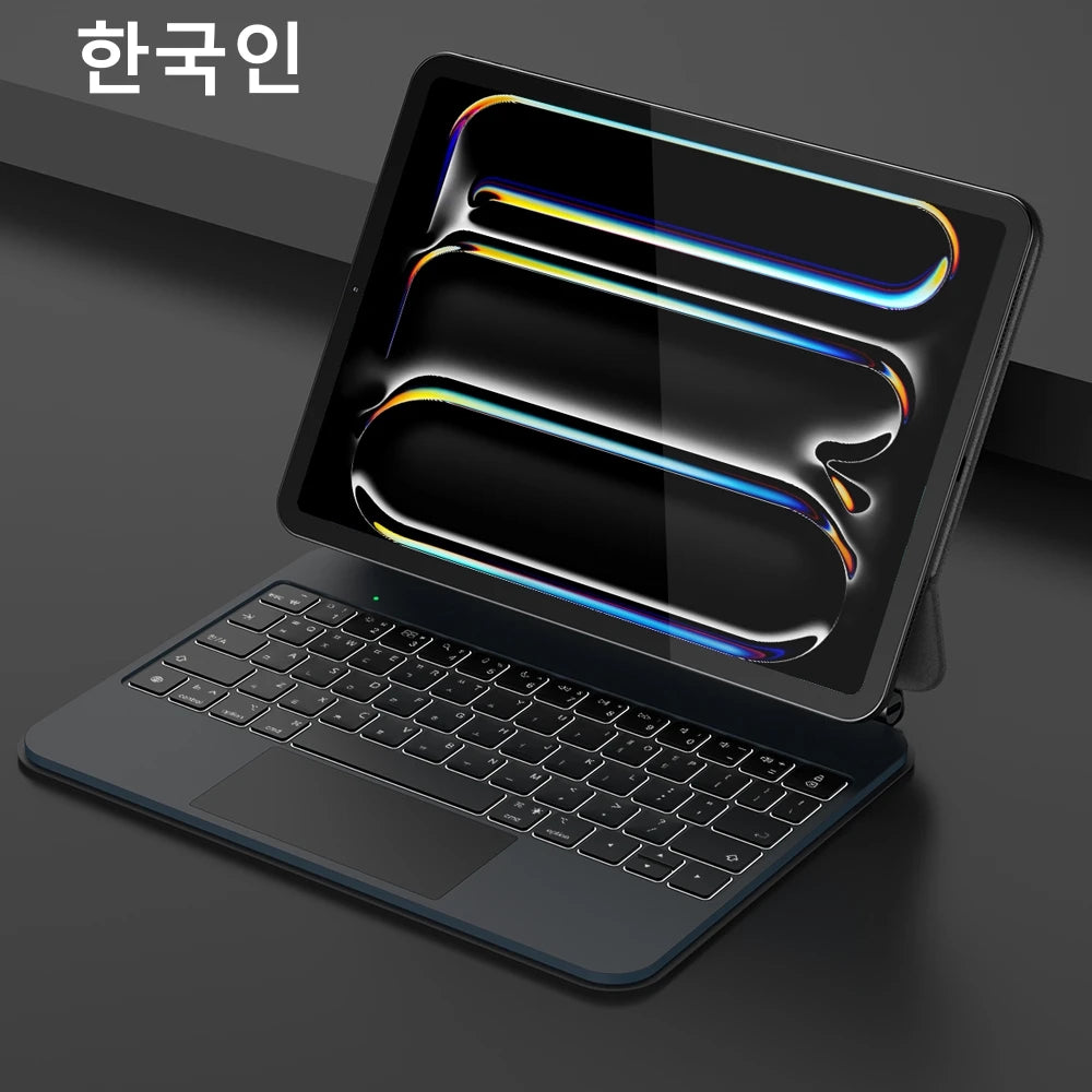 GOOJODOQ Magic Keyboard Case with Touchpad for iPad Pro 11" M4 / Air 4/5/6 (2020–2024)