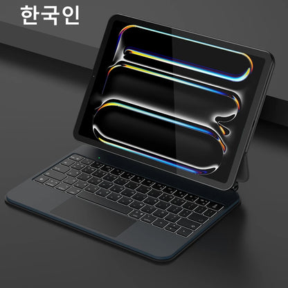 GOOJODOQ Magic Keyboard Case with Touchpad for iPad Pro 11" M4 / Air 4/5/6 (2020–2024)