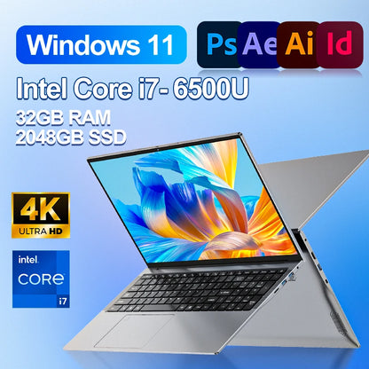 14.1" Slim Laptop – Intel Core i7, 16/32GB DDR4, up to 2TB SSD, Wi-Fi 6, Windows 11 Pro