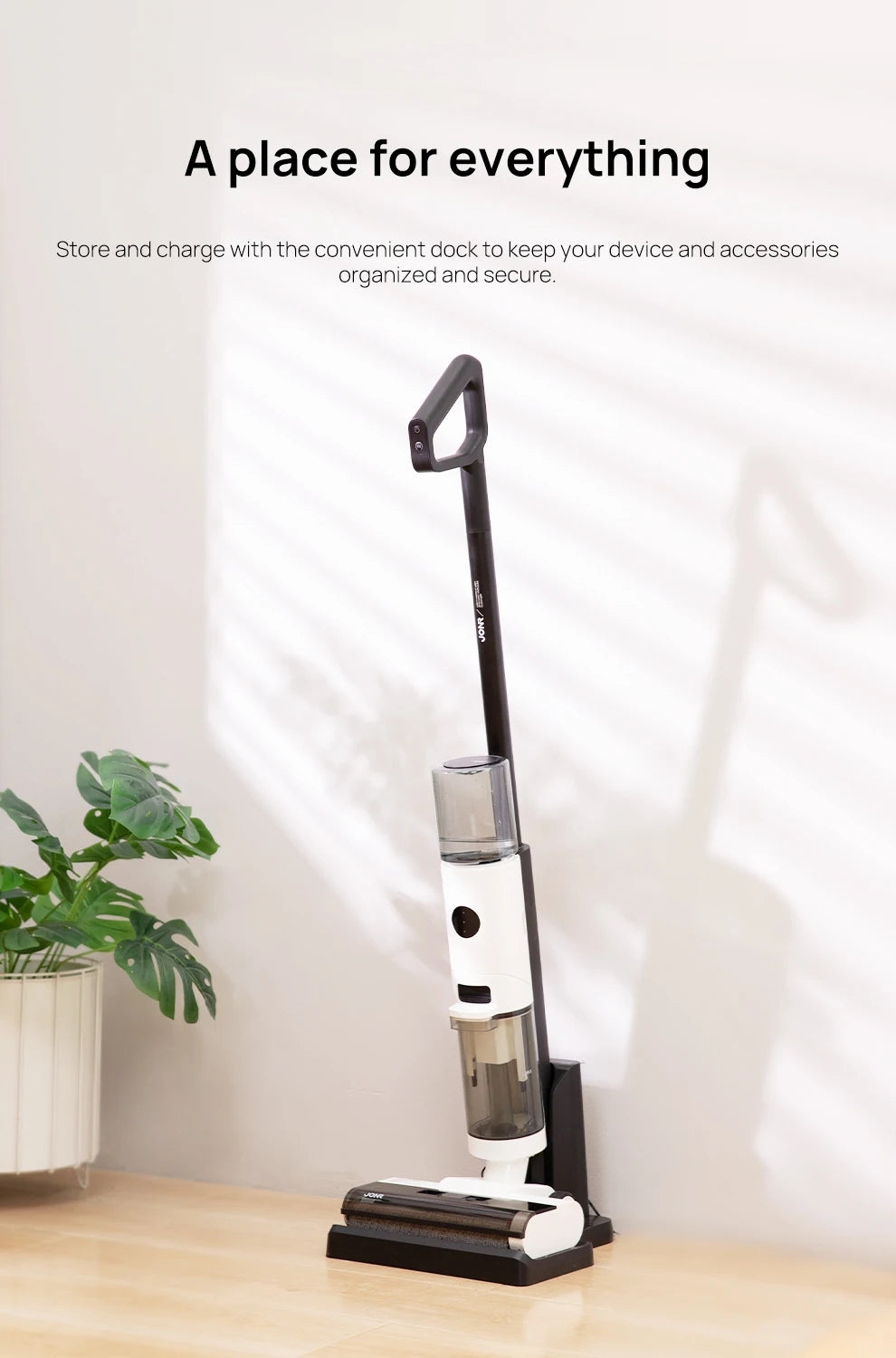 JONR ED12 Wet & Dry Smart Vacuum Mop – Wireless Floor Cleaner 200W