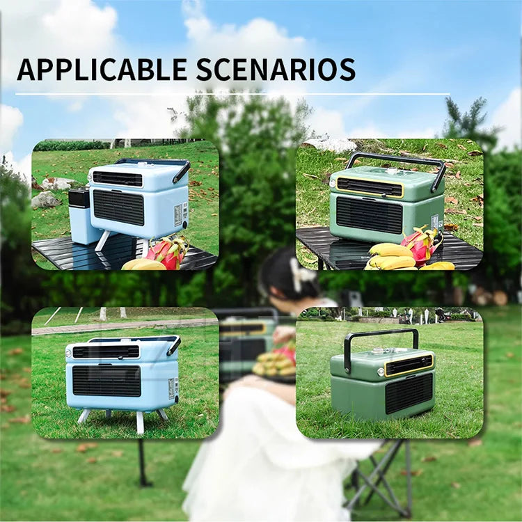 LZHZXY Portable Mobile Air Conditioner – DC12V/24V & 110-240V for Camping, RV & Truck