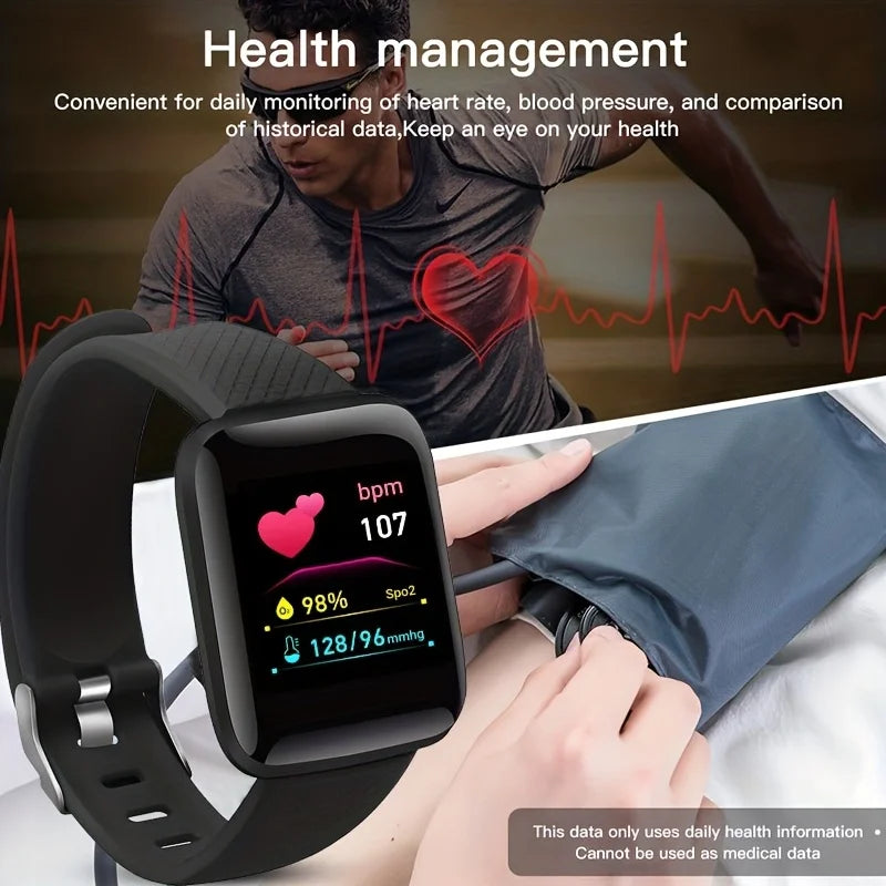 2024 Multifunction Smart Watch – Health Tracking, Notifications, Sport Modes