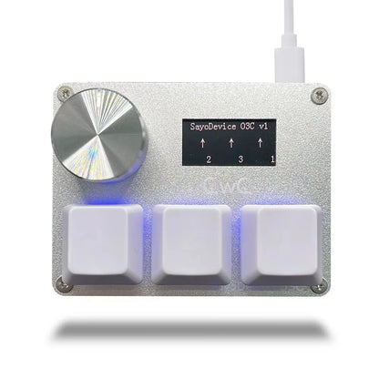 SayoDevice O3C Rapid Trigger Magnetic Switch Keyboard – RGB, Volume Knob, DJMAX/SDVX/Geometry Dash