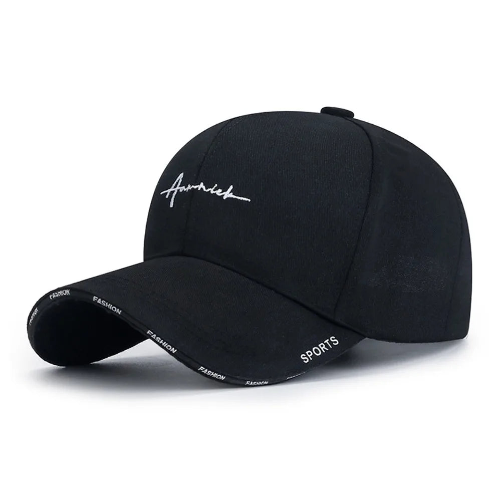 Summer sunscreen adjustable cotton baseball cap for women, solid color sun hat with brim, R.E.D. Shopping apparel accessory