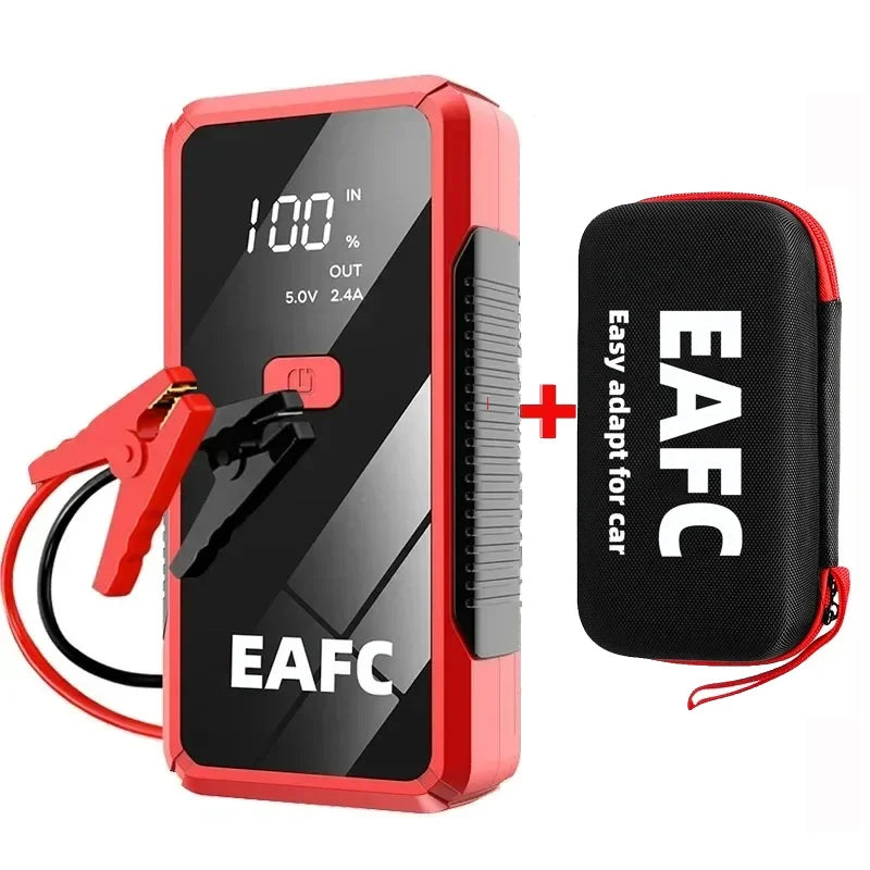 Car Jump Starter 600A-2000A | 12V Portable Battery Booster & Power Bank for Emergency Start (EAFC)