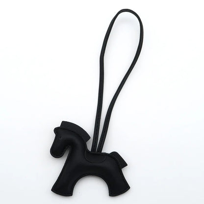 Pony Bag Charm | PU Leather Luggage & Car Pendant | Travel Accessory