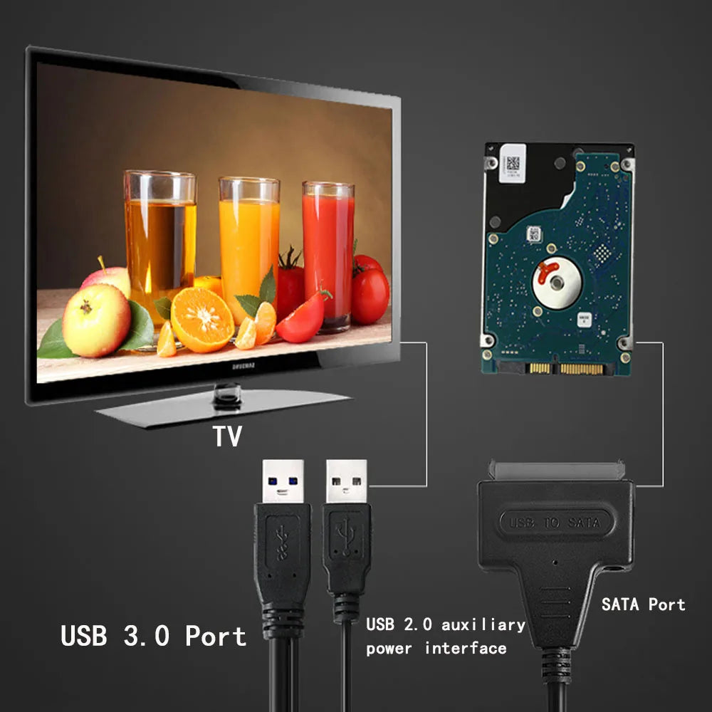 SATA to USB 3.0 Cable – 2.5" HDD & SSD Adapter up to 6 Gbps