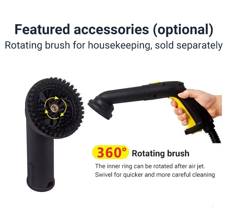 DIVEDEER Handheld Steam Cleaner 220V EU – High Temperature Sterilization