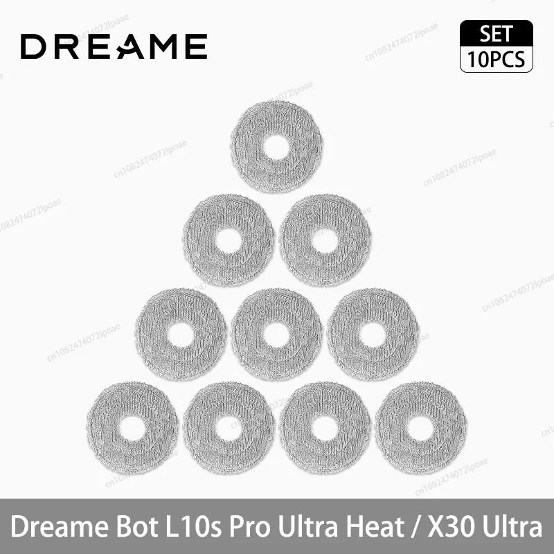 Dreame L10s Pro Ultra Heat / X30 Ultra Robot Vacuum Spare Parts – Brush, Filter, Mop & Dust Bag