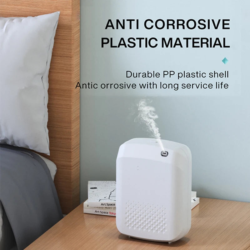 Hotel Collection Bluetooth Aroma Diffuser – 400ml Waterless Essential Oil Scent Machine, App Control