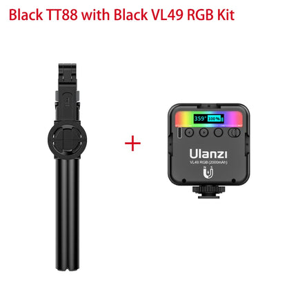 Ulanzi TT88 1.44M Overhead Selfie Stick Tripod – Magnetic Clamp, Wireless Remote, for Vlog & Live