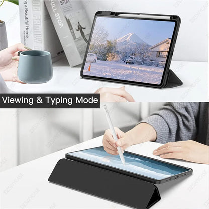 Trifold Stand Smart Case with Pen Holder for Xiaomi Mi Pad 6 / Pad 6 Pro 11" 2023