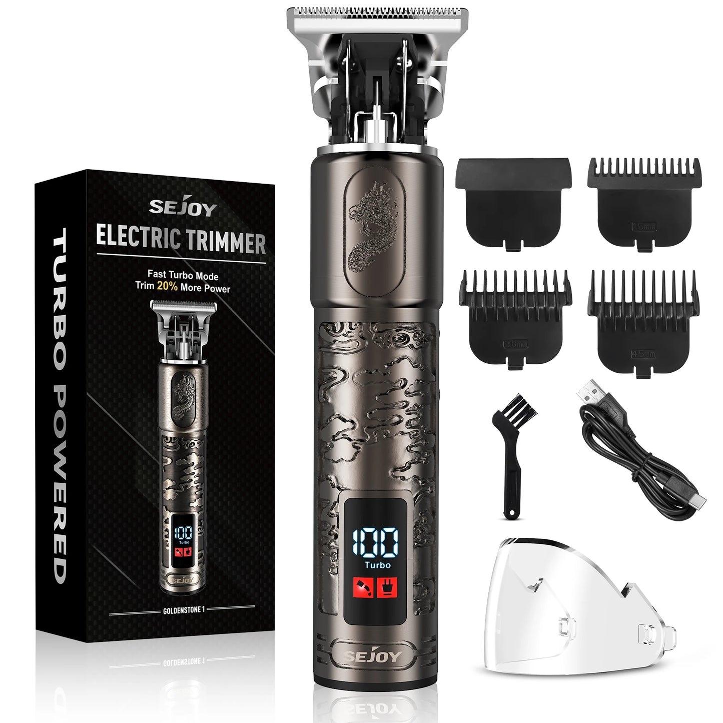 SEJOY Electric Shaver for Men – 3D Floating Head, Rechargeable, Wet/Dry, 85 Min Runtime