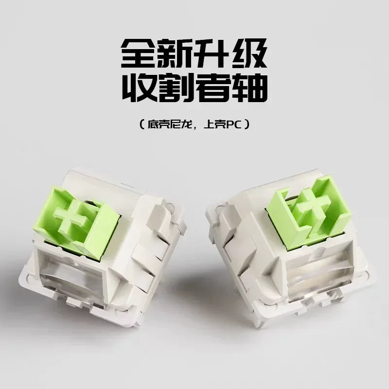 LEOBOG Reaper RGB Mechanical Keyboard Switches – 5-Pin, 45g Linear, Hot Swap, Factory Lubed