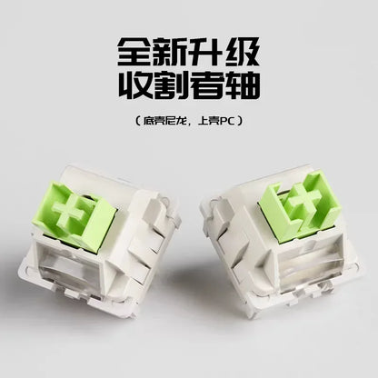 LEOBOG Reaper RGB Mechanical Keyboard Switches – 5-Pin, 45g Linear, Hot Swap, Factory Lubed