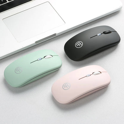Wireless RGB Rechargeable Gaming Mouse — LED Backlit, Ergonomic, for Laptop & PC