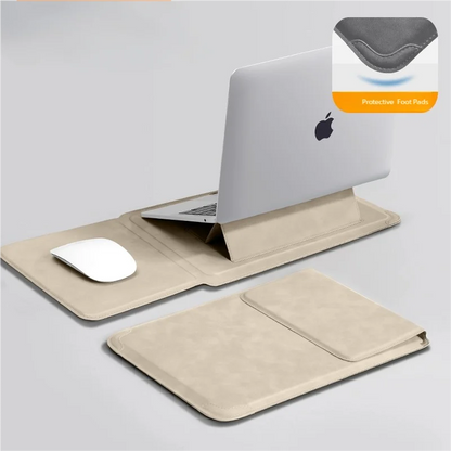 TAIKESEN Laptop Sleeve Case with Stand – PU, 13–16 Inch, for MacBook Air/Pro, Huawei, HP, Dell (Unisex)