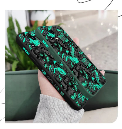 Blackened Clown Silicone Phone Case for Xiaomi Mi 11/12/13/14/15/17 Series