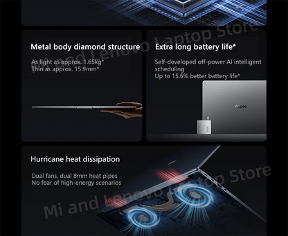 Xiaomi Redmi Book 16 2025 | Intel Core 7 240H | 32GB DDR5 | 1TB SSD | 16" 2.5K 120Hz | Wi-Fi 6 | Win 11