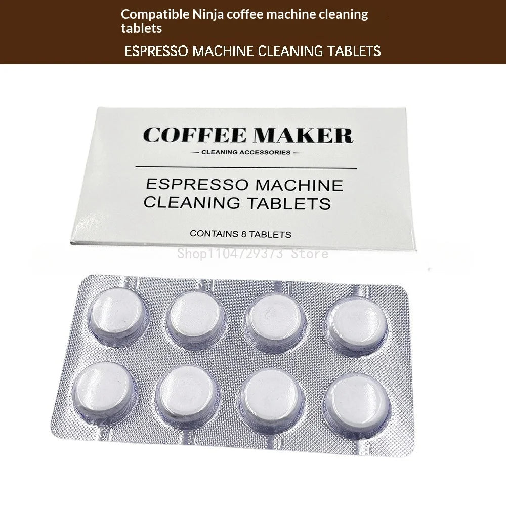 Espresso Machine Cleaning Tablets – 8 pcs, Compatible with Ninja Luxe ES601/ES701