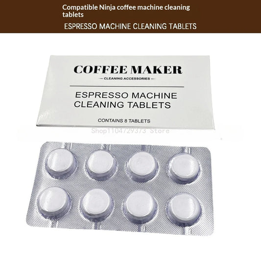 Espresso Machine Cleaning Tablets – 8 pcs, Compatible with Ninja Luxe ES601/ES701