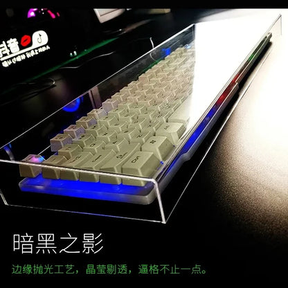 Keyboard Dust Proof Cover New Acrylic Capacitive For Mechanical Gaming Keyboard 104 Keys Mouse Protection Transparent Cover