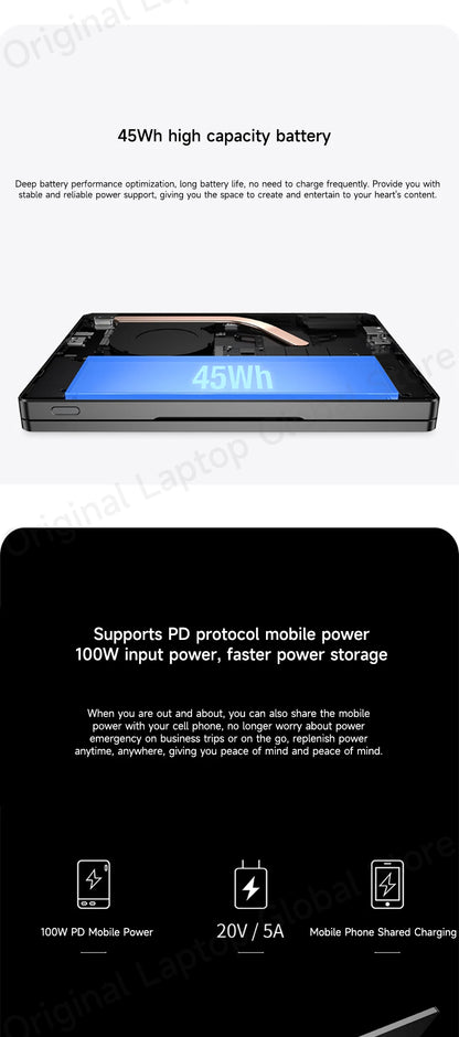 GPD Pocket 4 Mini Laptop – 8.8" 2.5K 144Hz, AMD Ryzen 7 8840U / AI 9 HX 370, Up to 32GB RAM