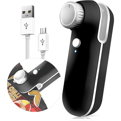 2-in-1 Mini Handheld Heat Sealer – USB Rechargeable Bag Sealer