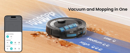Lefant M2S Pro Robot Vacuum Cleaner – 10000Pa, Laser Navigation, Auto Dust Station