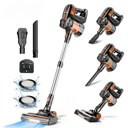 INSE V770 Cordless Stick Vacuum Cleaner – 25kPa, 235W, 6-in-1, 40min Battery