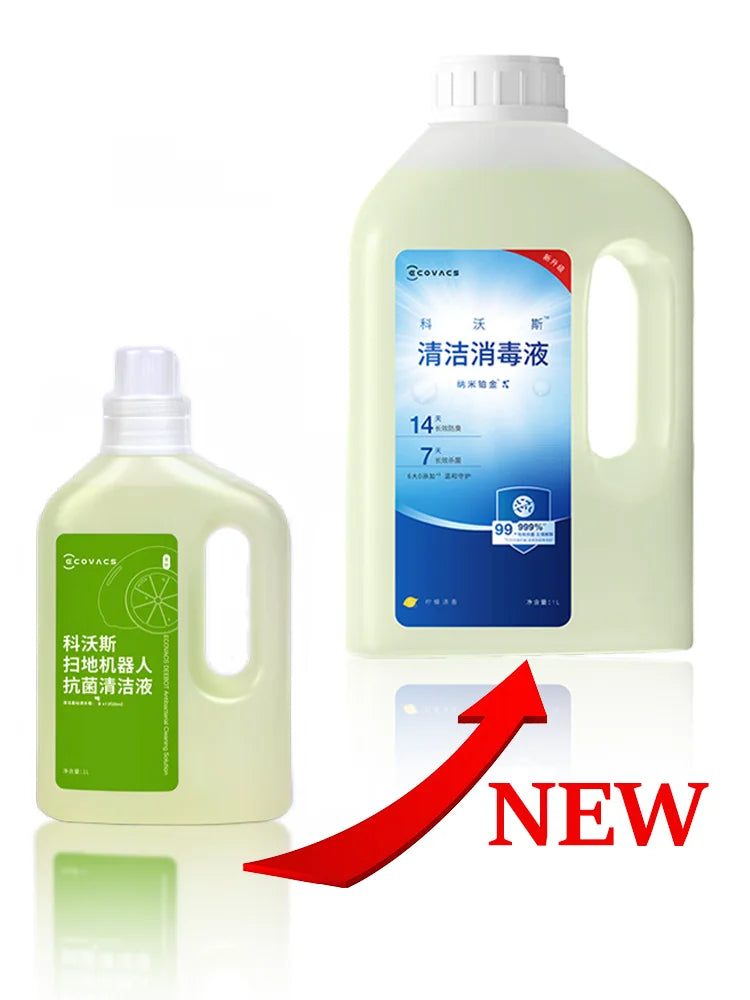 ECOVACS Floor Cleaning Solution | Deebot T20 / T10 / X1 / X2 Series | 480ml