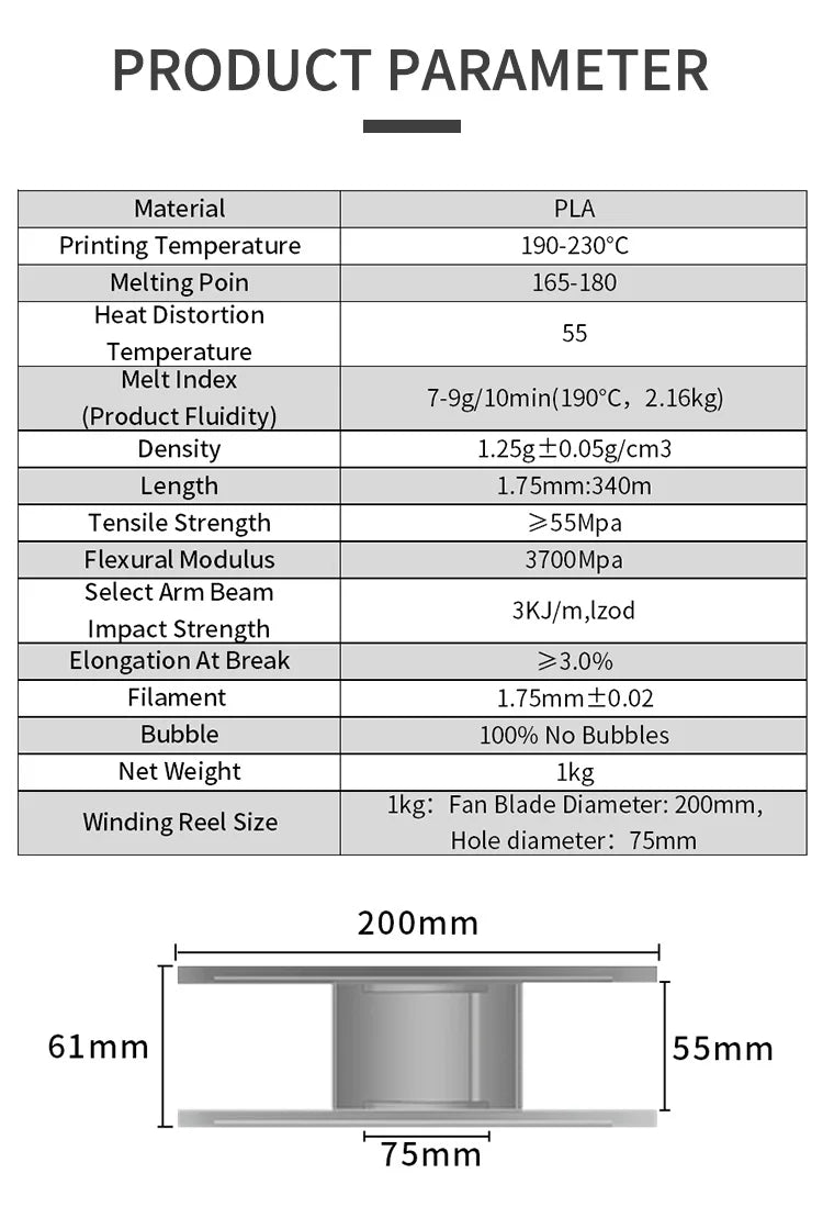 3D Printer Filament Bundle – 10KG, 1.75mm PLA / PETG, 10 Rolls, Mixed Colors & Materials, Fast Ship