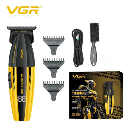 VGR Professional Hair Clippers | 9000 RPM | V-285 & V-003 | Cordless Barber Trimmer