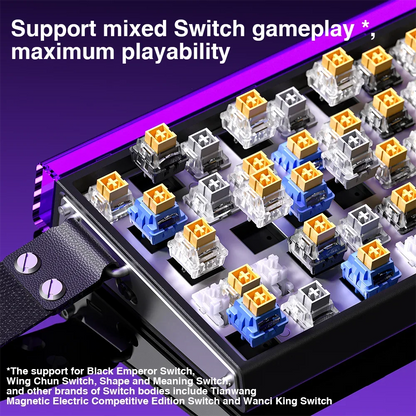 AULA HERO 68HE Magnetic Switch Keyboard – Rapid Trigger, 8K Polling, Hot-Swap, RGB, 68% Layout
