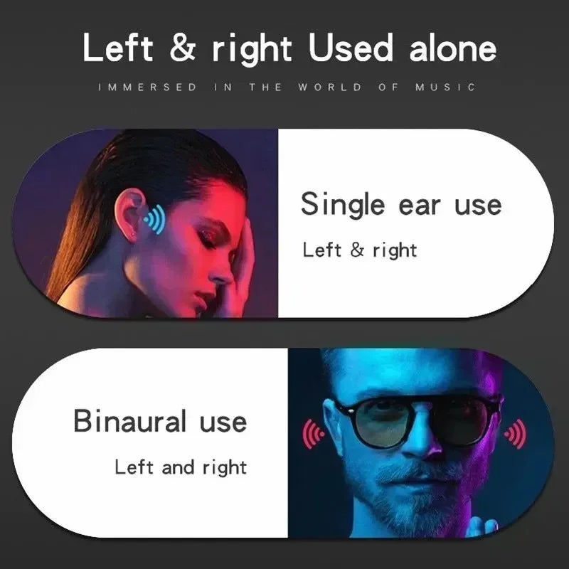 R.E.D. T75 Bone Conduction Headphones with Bluetooth 5.3, showcasing sleek design, waterproof build, and open-ear style for immersive sound.